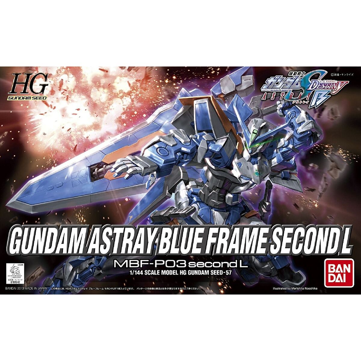 Actionfigurer Bandai GUNDAM ASTRAY BLUE FRAME SECOND - 2