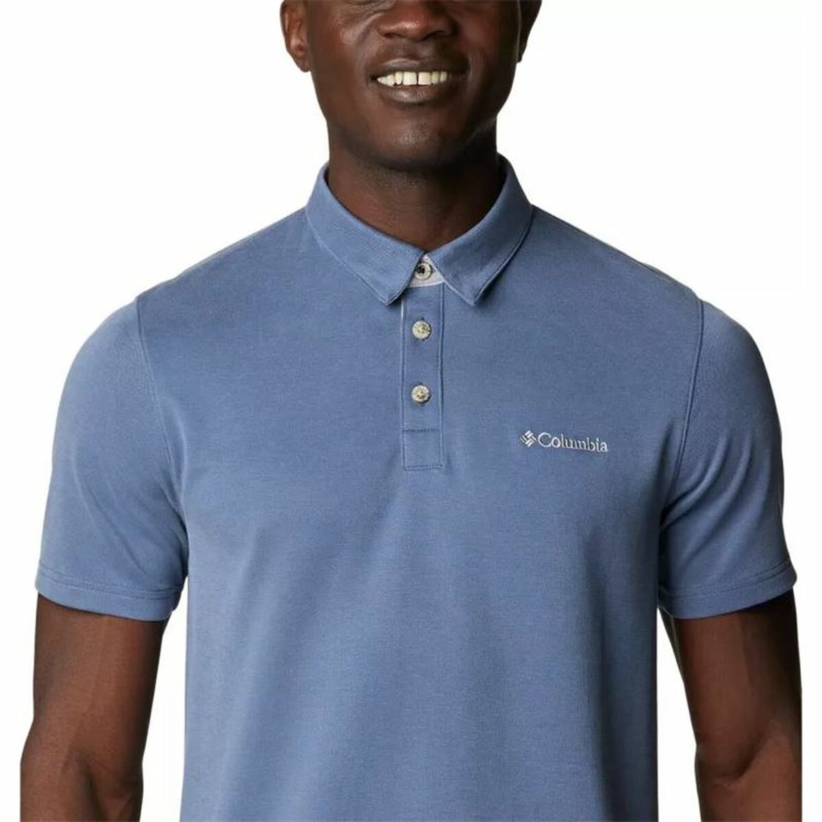 Polotröja kortärmad Herr Columbia Nelson Point™ Indigo - 4