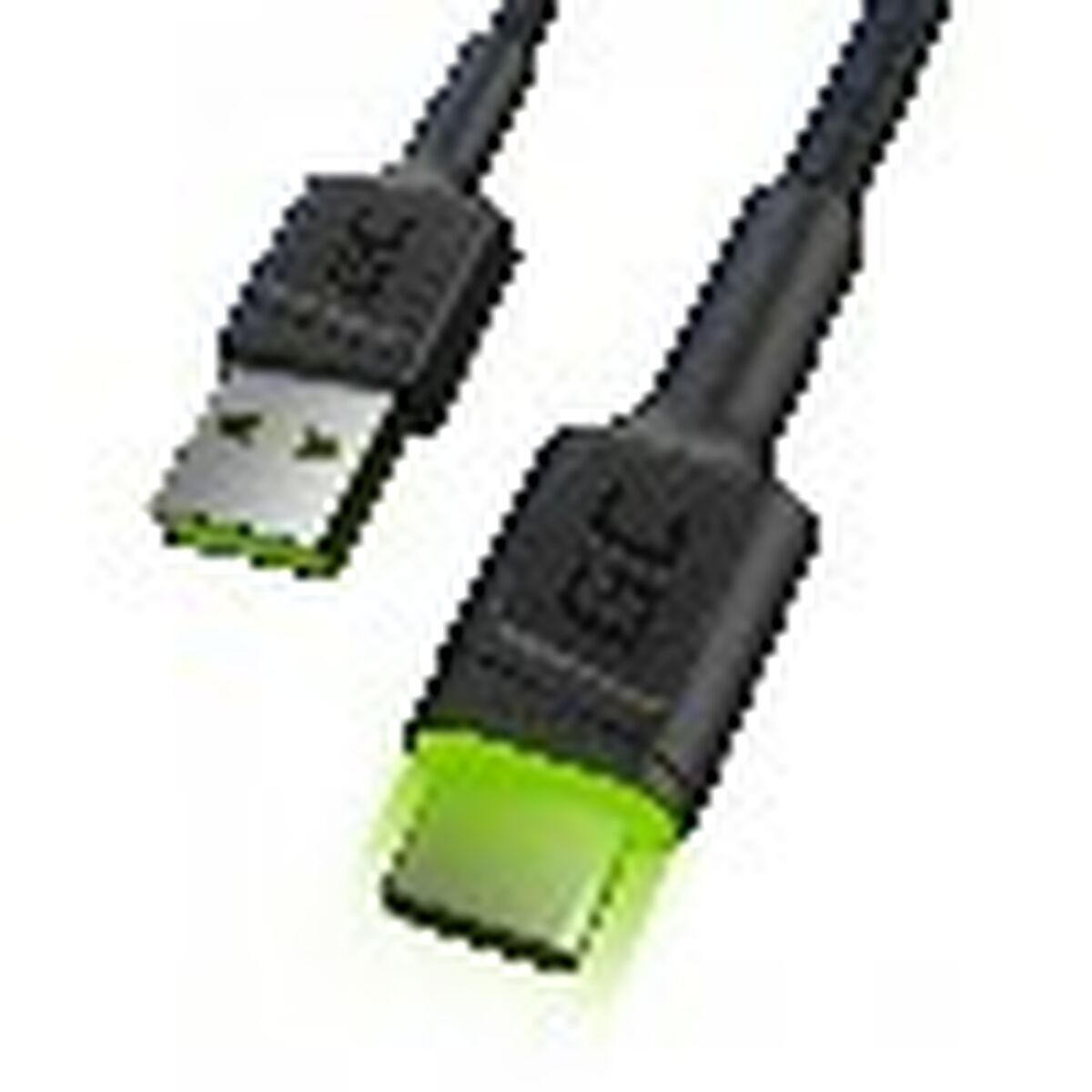 USB-kabel Green Cell KABGC13 Svart Grön 2 m - 2