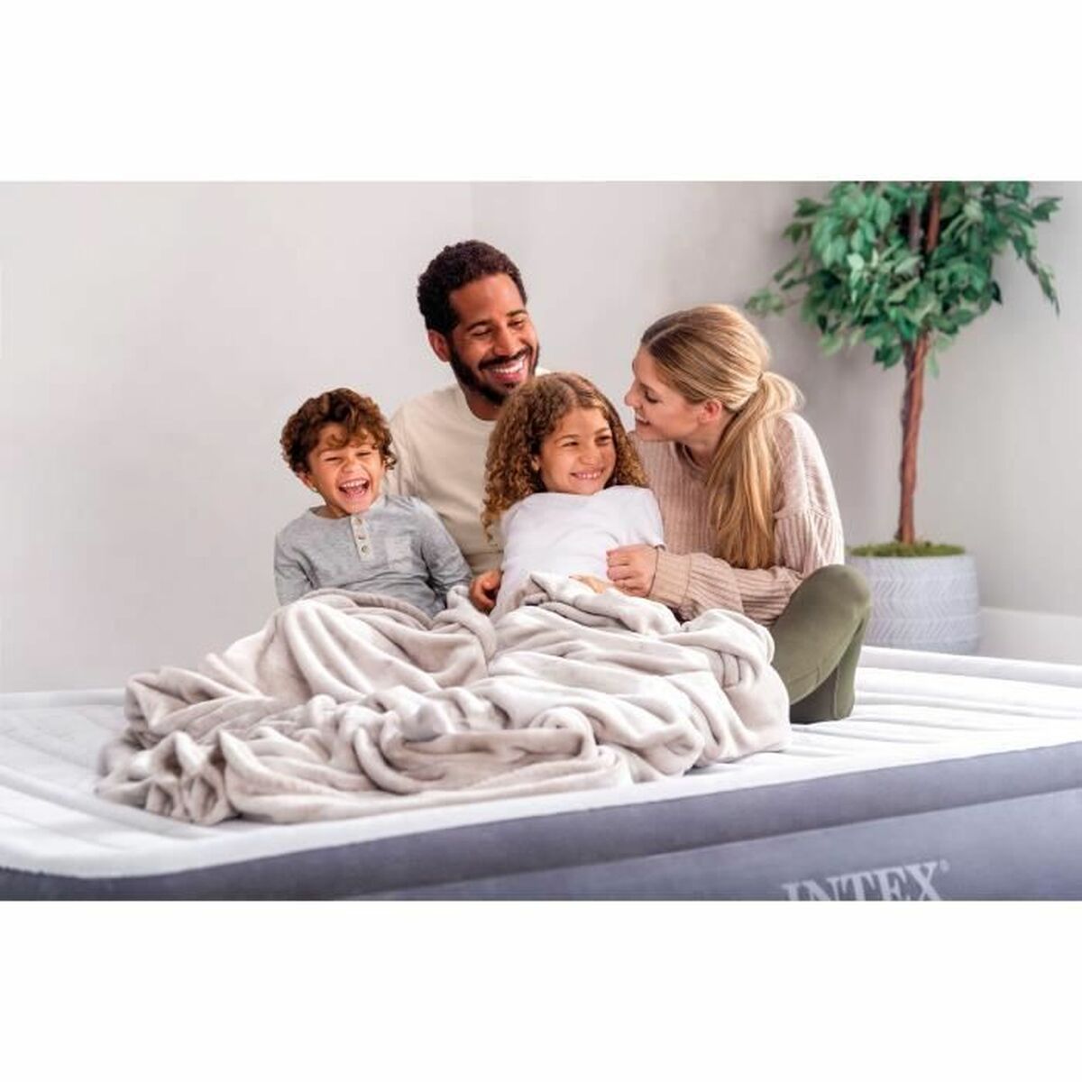 Uppblåsbar madrass Intex - 6