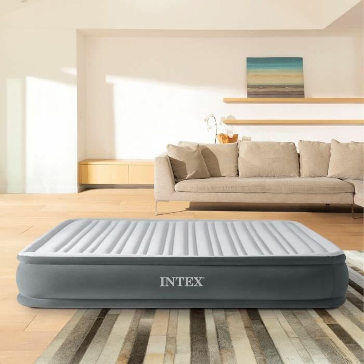 Uppblåsbar madrass Intex - 5
