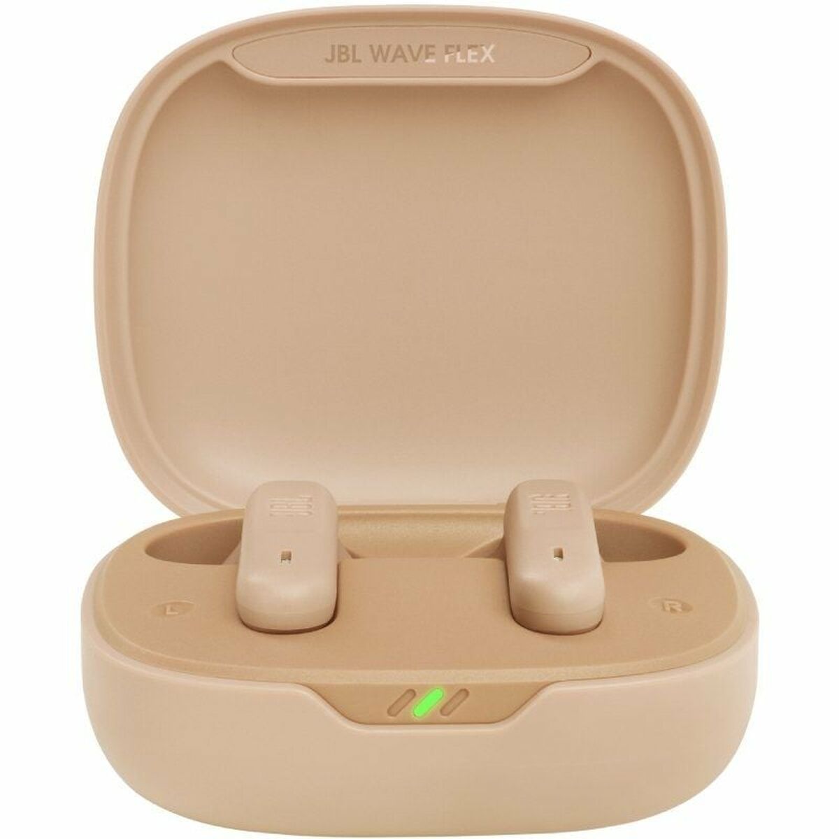 Trådlösa hörlurar med laddningsetui JBL Wave Flex Beige - 3