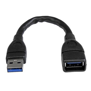 USB-kabel Startech USB3EXT6INBK         Svart