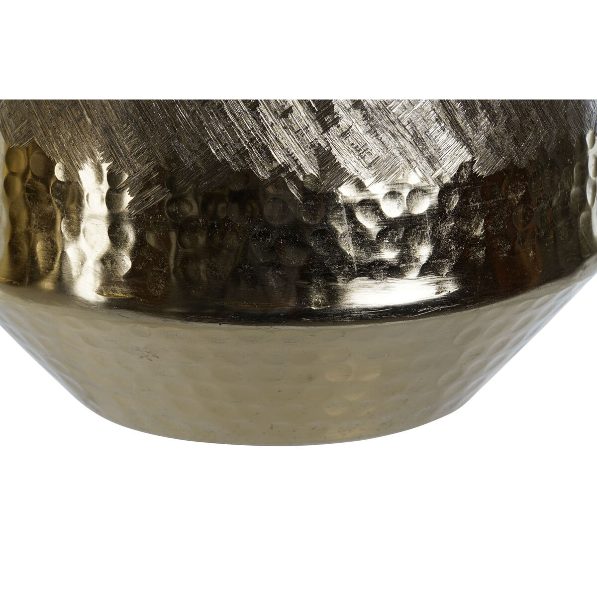 Bordsdekoration DKD Home Decor Gyllene Silvrig Aluminium 19 x 19 x 20 cm (2 antal) - 3