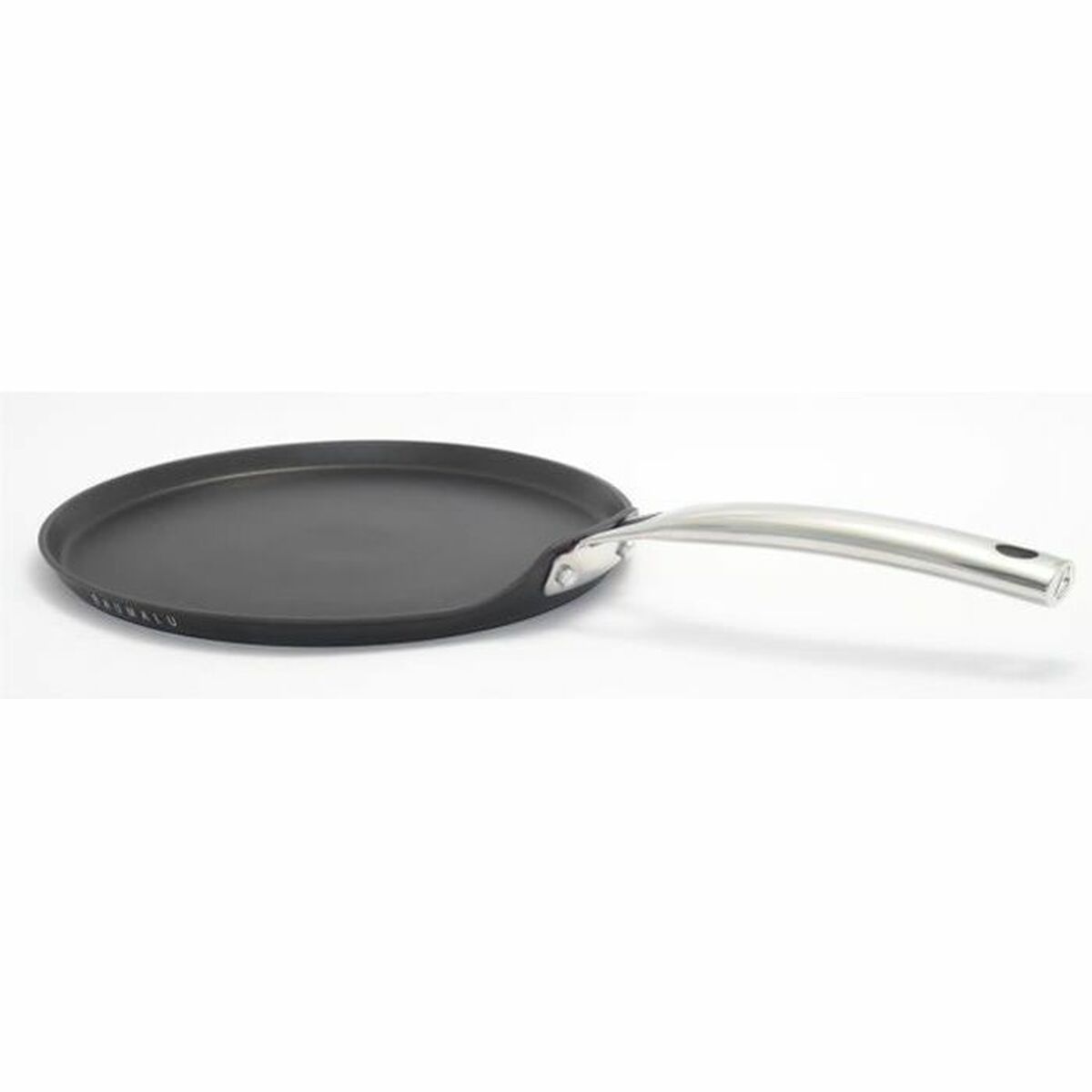 Stekpanna för Crêpes Baumalu Svart Rostfritt stål Smitt aluminium Ø 28 cm