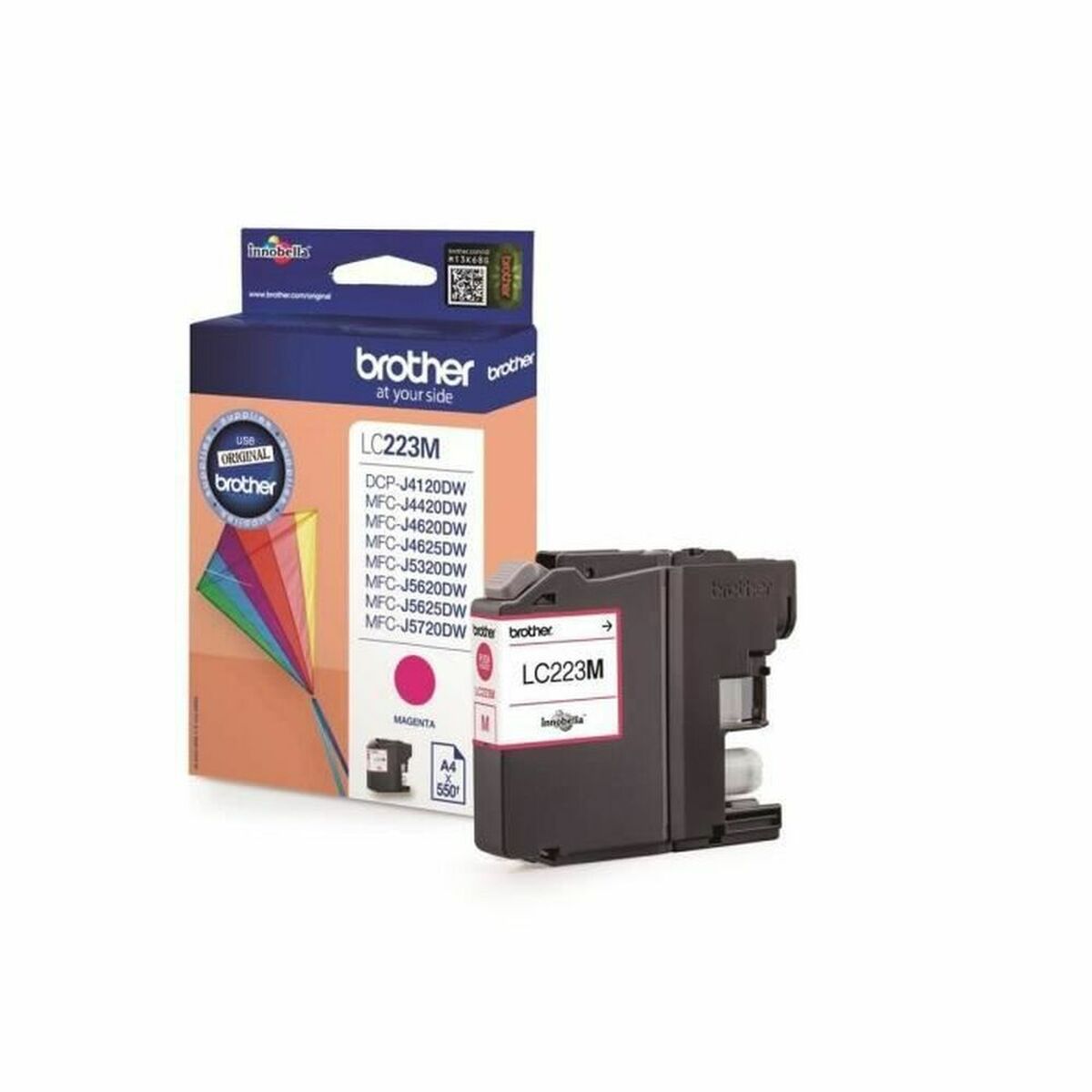 Original Bläckpatron Brother LC223M Magenta