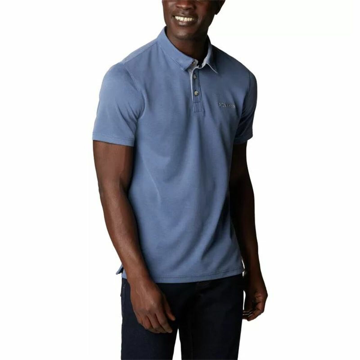 Polotröja kortärmad Herr Columbia Nelson Point™ Indigo - 5