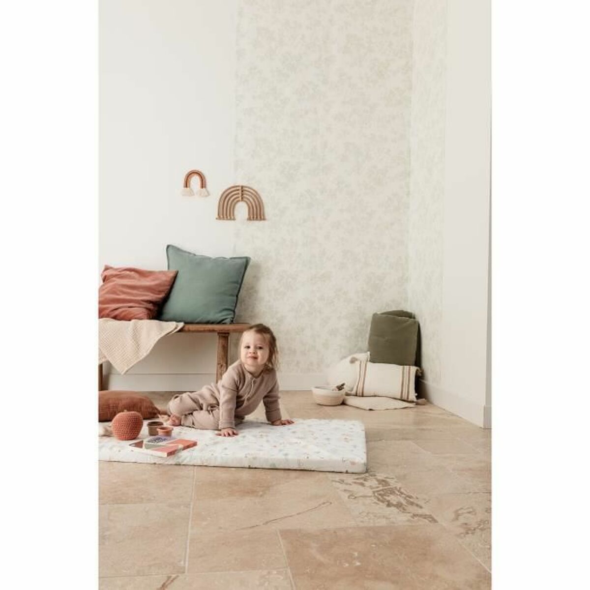 Spjälsängsmadrass Tineo Balloons 120 x 60 x 4 cm - 6