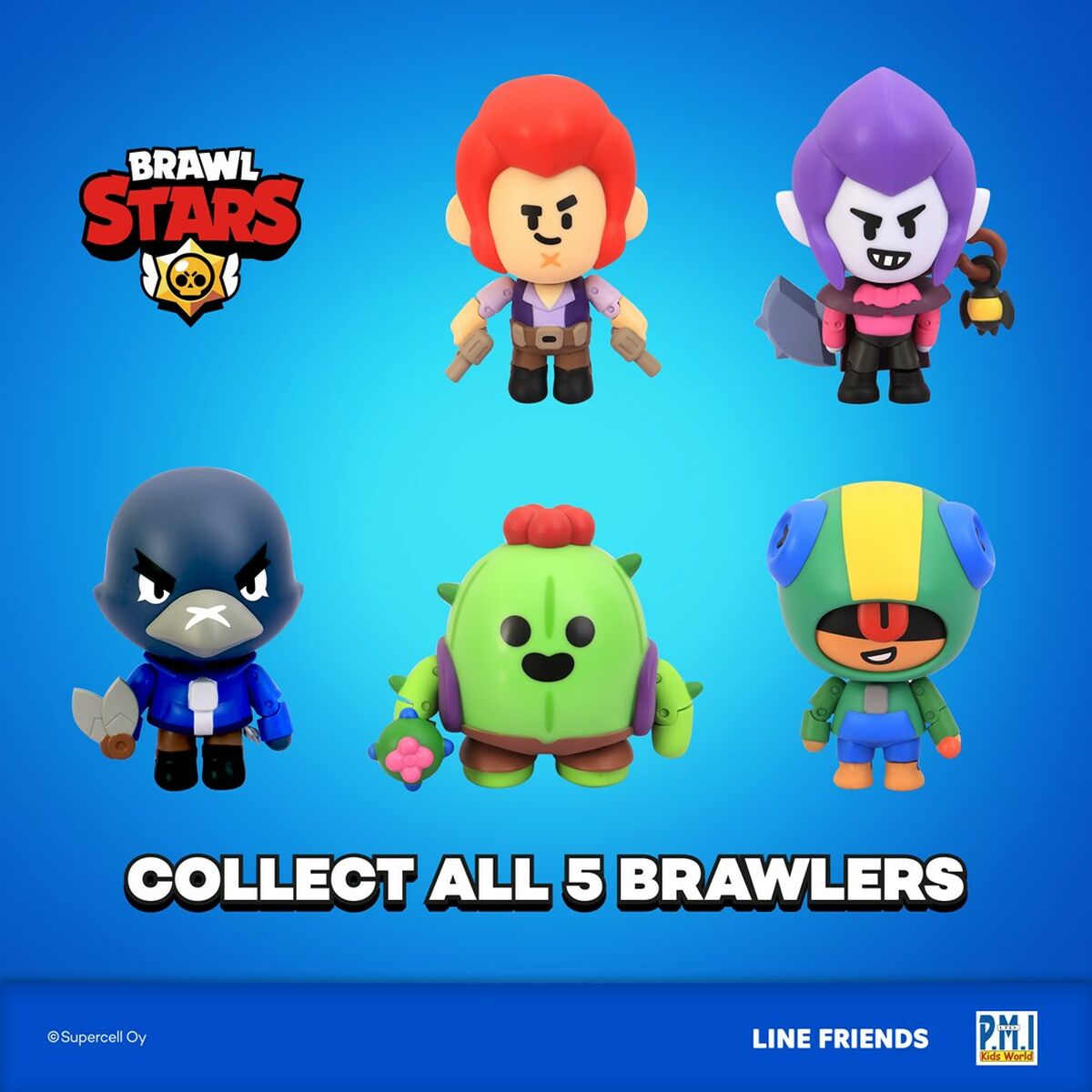 Sats med figurer Brawl Stars BRW6015B 2 Delar - 5
