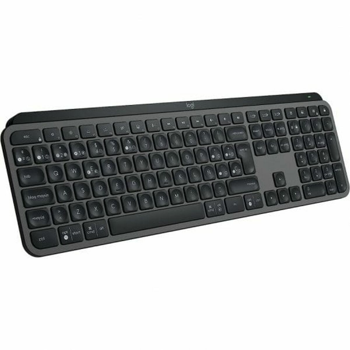 Trådlöst Tangentbord Logitech Qwerty Spanska Grafit Stål