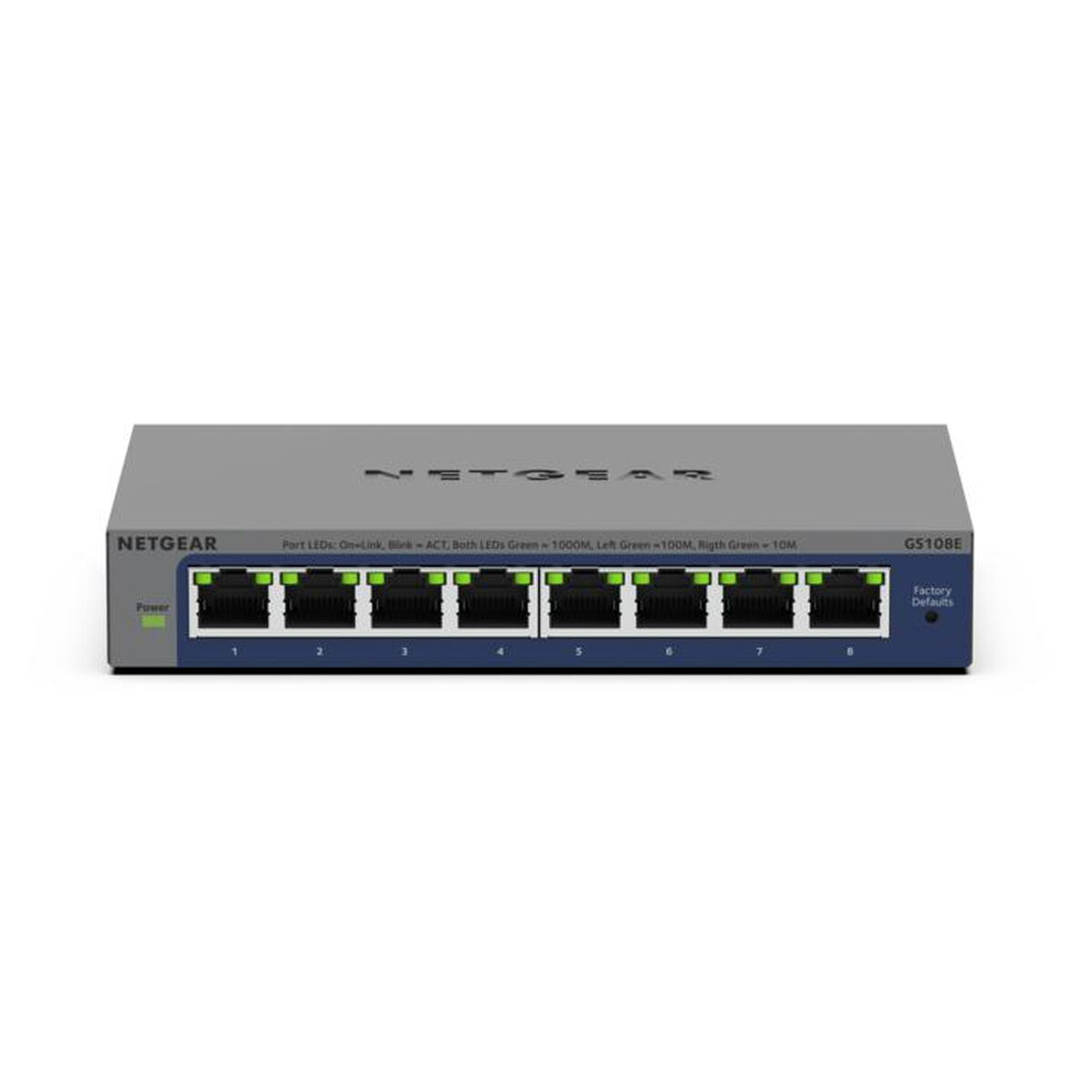USB-kabel Netgear GS108E-400EUS Grå - 3