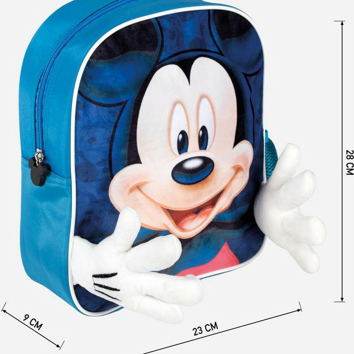 Skolryggsäck Mickey Mouse Blå (25 x 31 x 1 cm) - 3