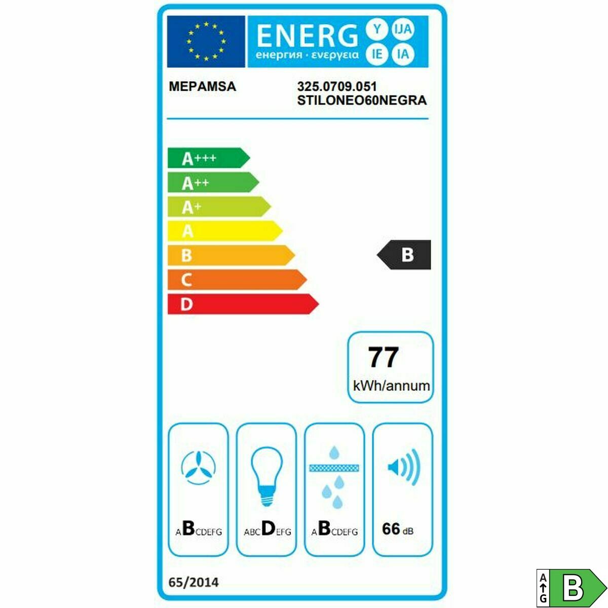Konventionell fläkt Mepamsa STILO NEO 60 - 2