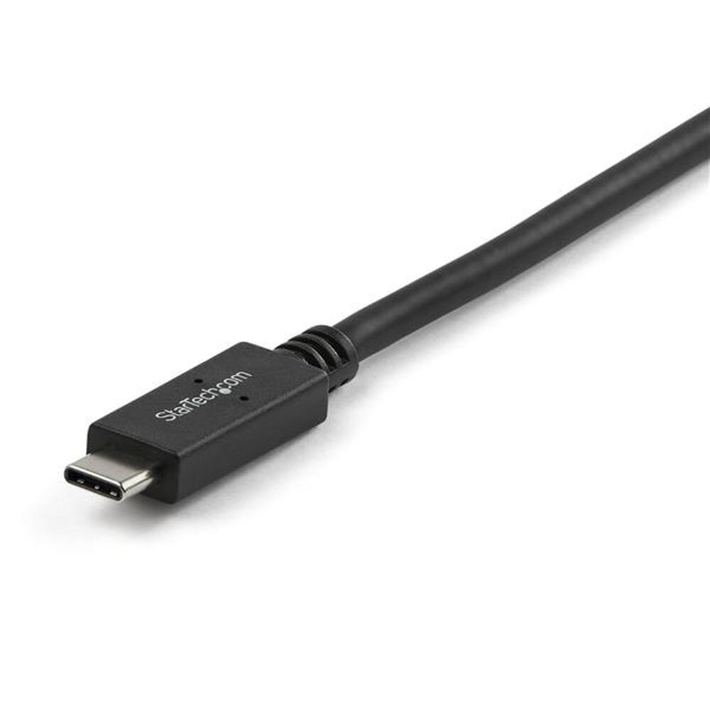 USB A till USB C Kabel Startech USB31AC1M            Svart - 3