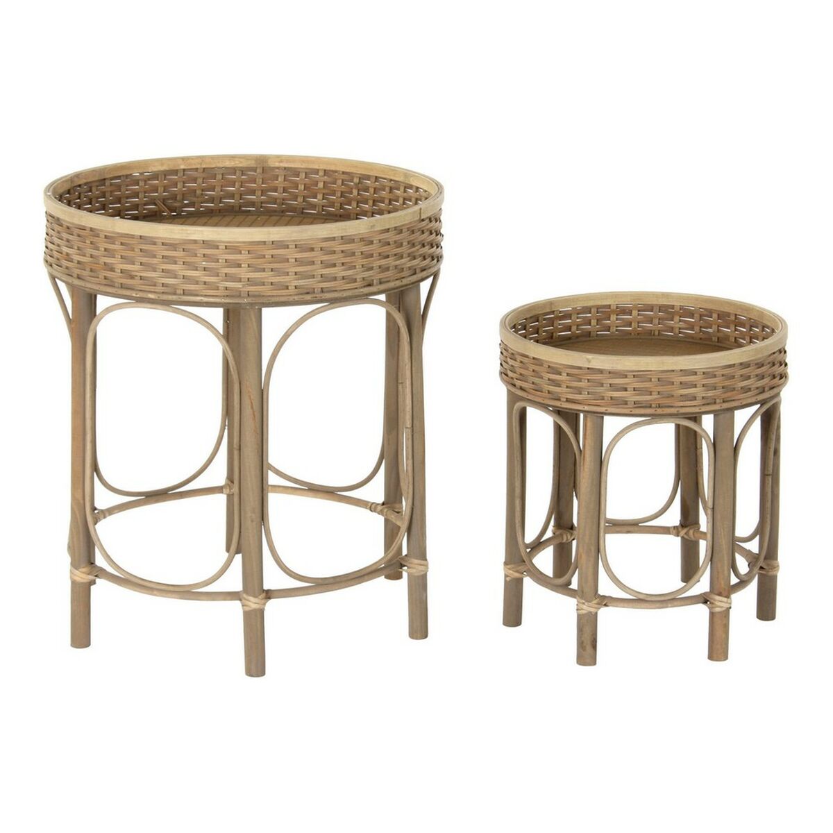 Sidobord DKD Home Decor 8424001811281 49 x 49 x 55 cm Naturell - 5