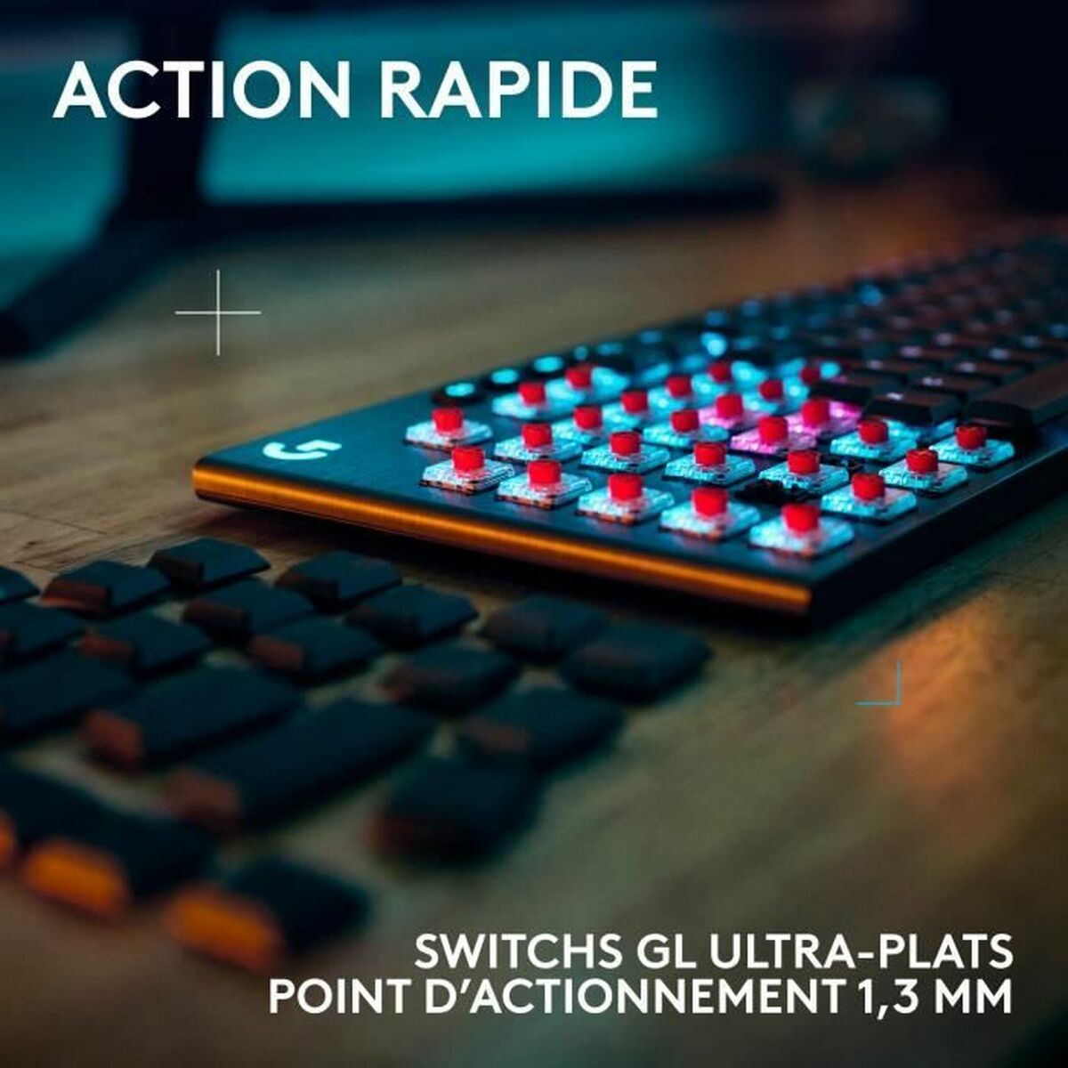 Trådlöst Tangentbord Logitech G915 TKL X Svart AZERTY - 3