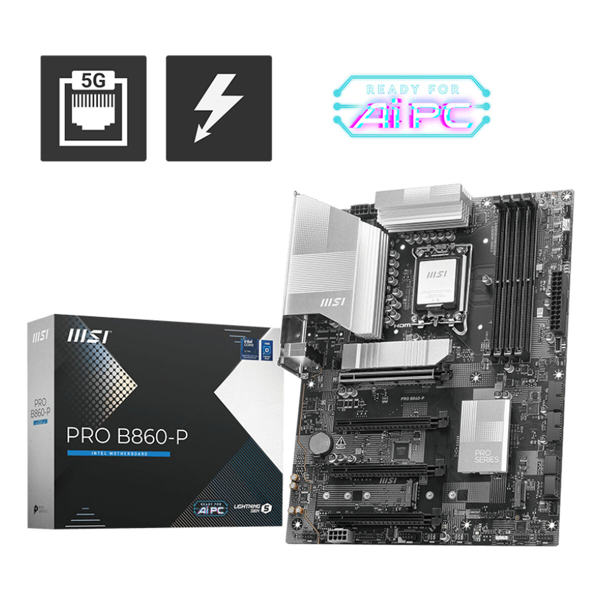 Moderkort MSI PRO B860-P LGA 1851 AMD
