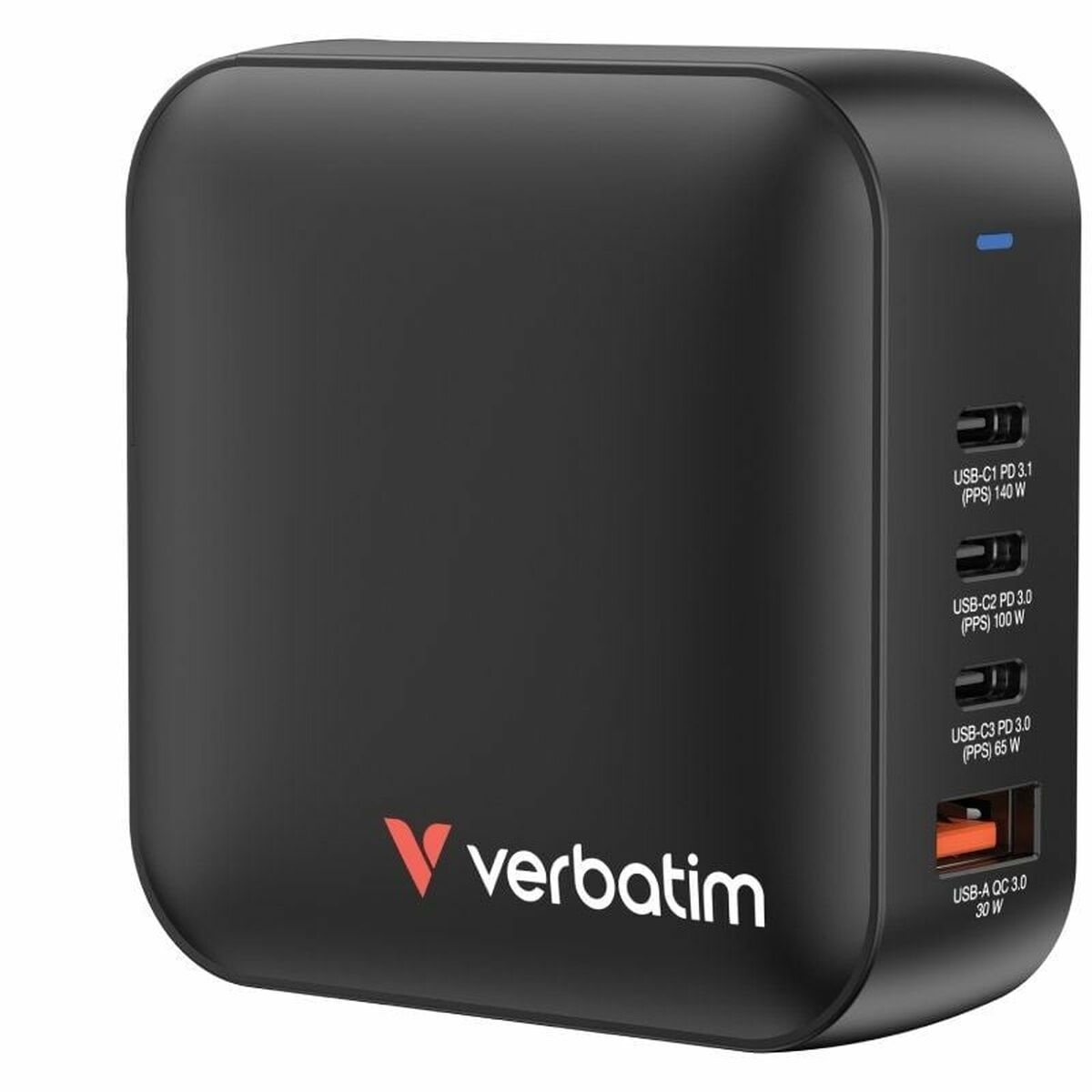 Väggladdare Verbatim 32216 165 W Svart