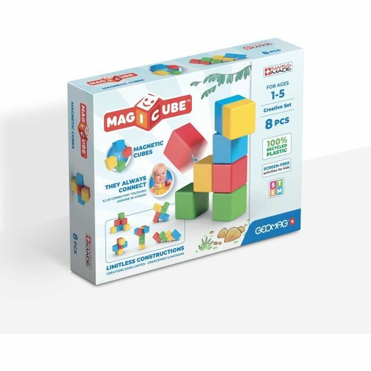 Byggsats Geomag Magicube Recycled Creative Set - 2