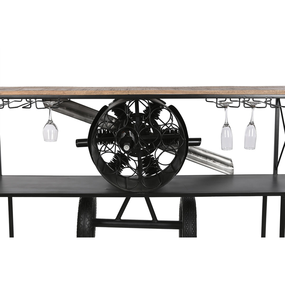 Mottagare Home ESPRIT Brun Svart 191 x 58 x 96 cm 191 x 58 x 91 cm - 3