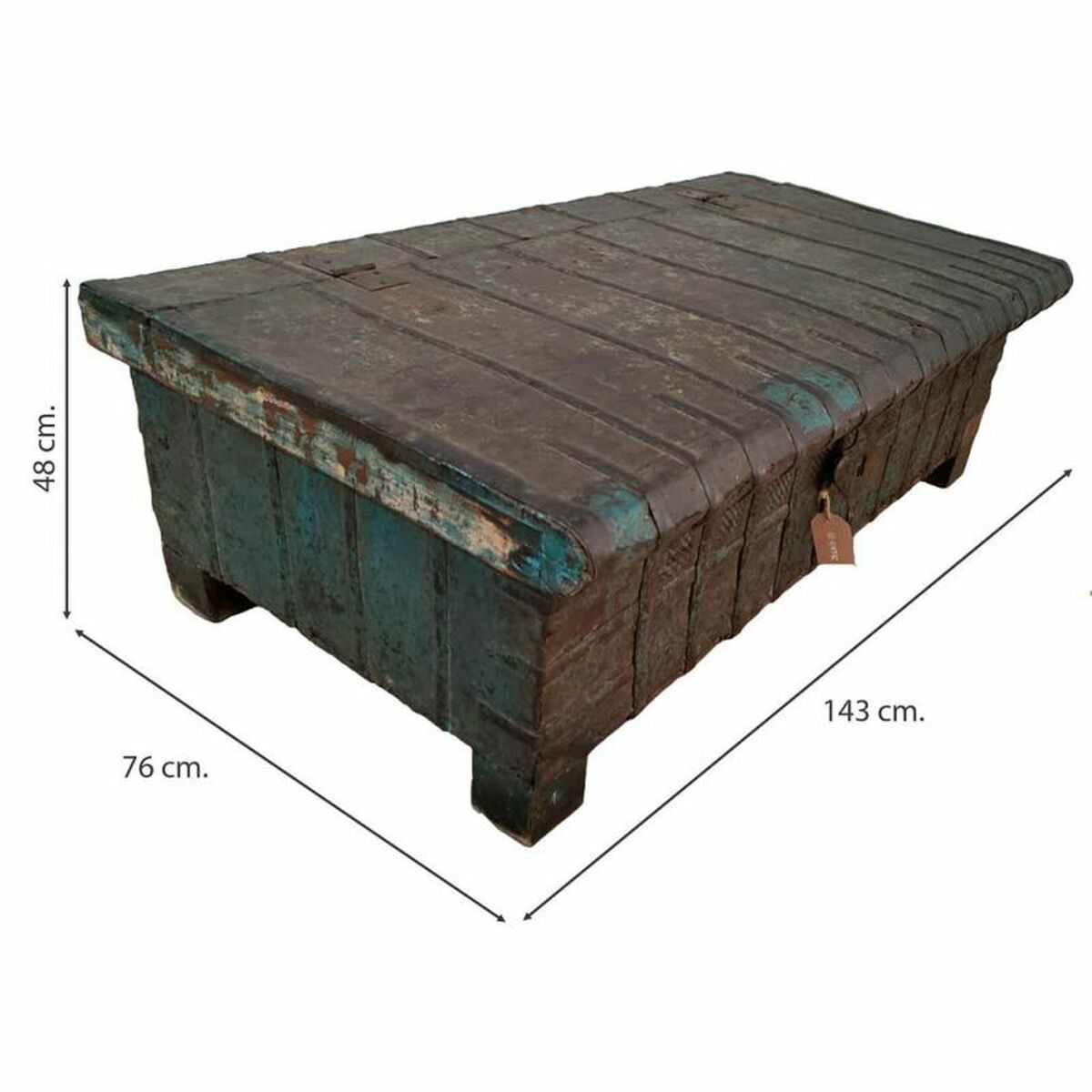 Soffbord Alexandra House Living Brun 62 x 38 x 115 cm - 6