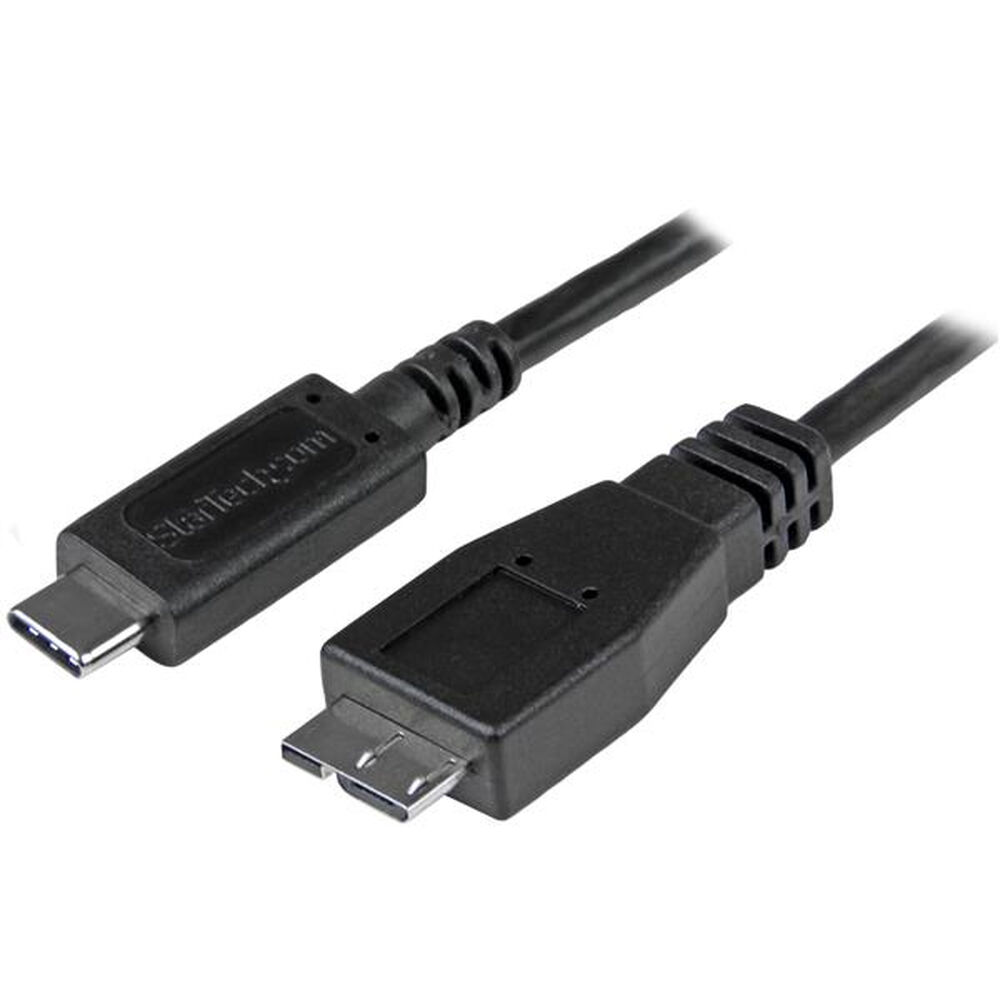 USB-kabel till mikro-USB Startech USB31CUB1M           USB C Micro USB B Svart