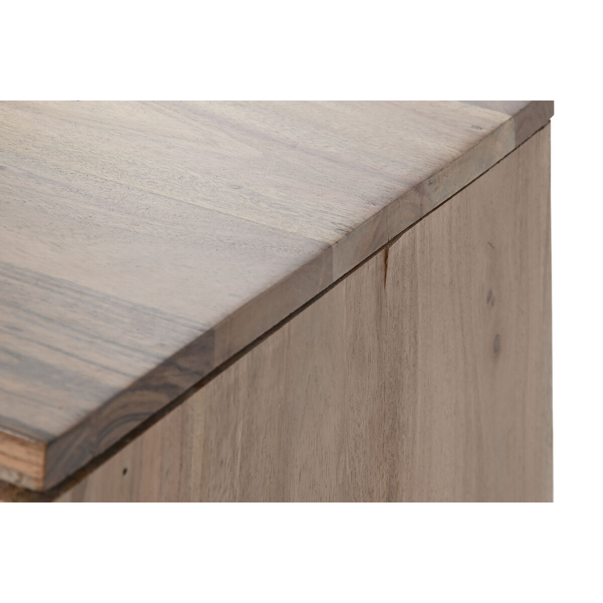 TV-möbler Home ESPRIT Brun Svart Metall Akaciaträ 145 x 40 x 52 cm - 8