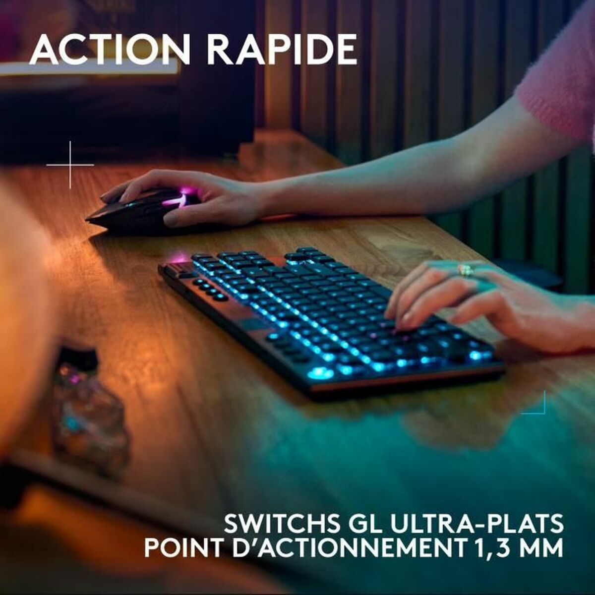 Trådlöst Tangentbord Logitech G915 TKL X Svart AZERTY - 3