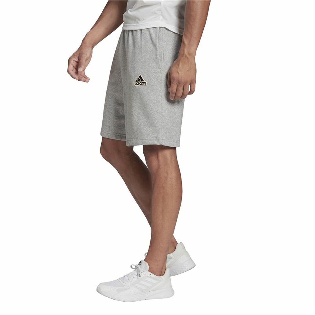 Sportshorts för män Adidas Feelcomfy Grå - 4
