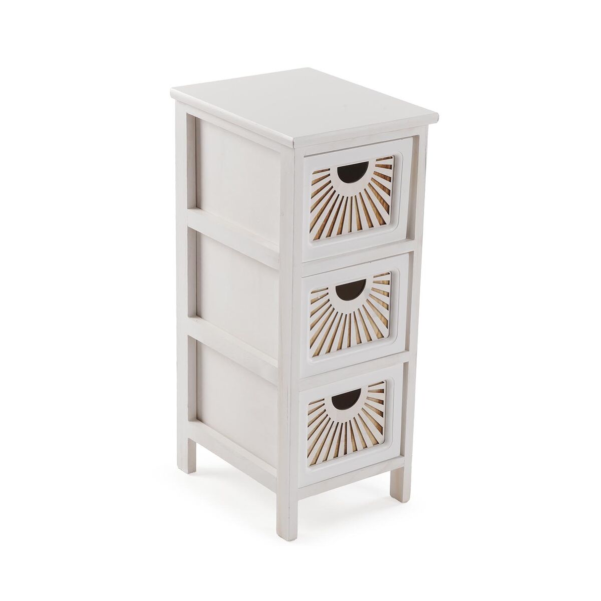 Byrå Versa Adda Vit 32 x 63 x 26 cm