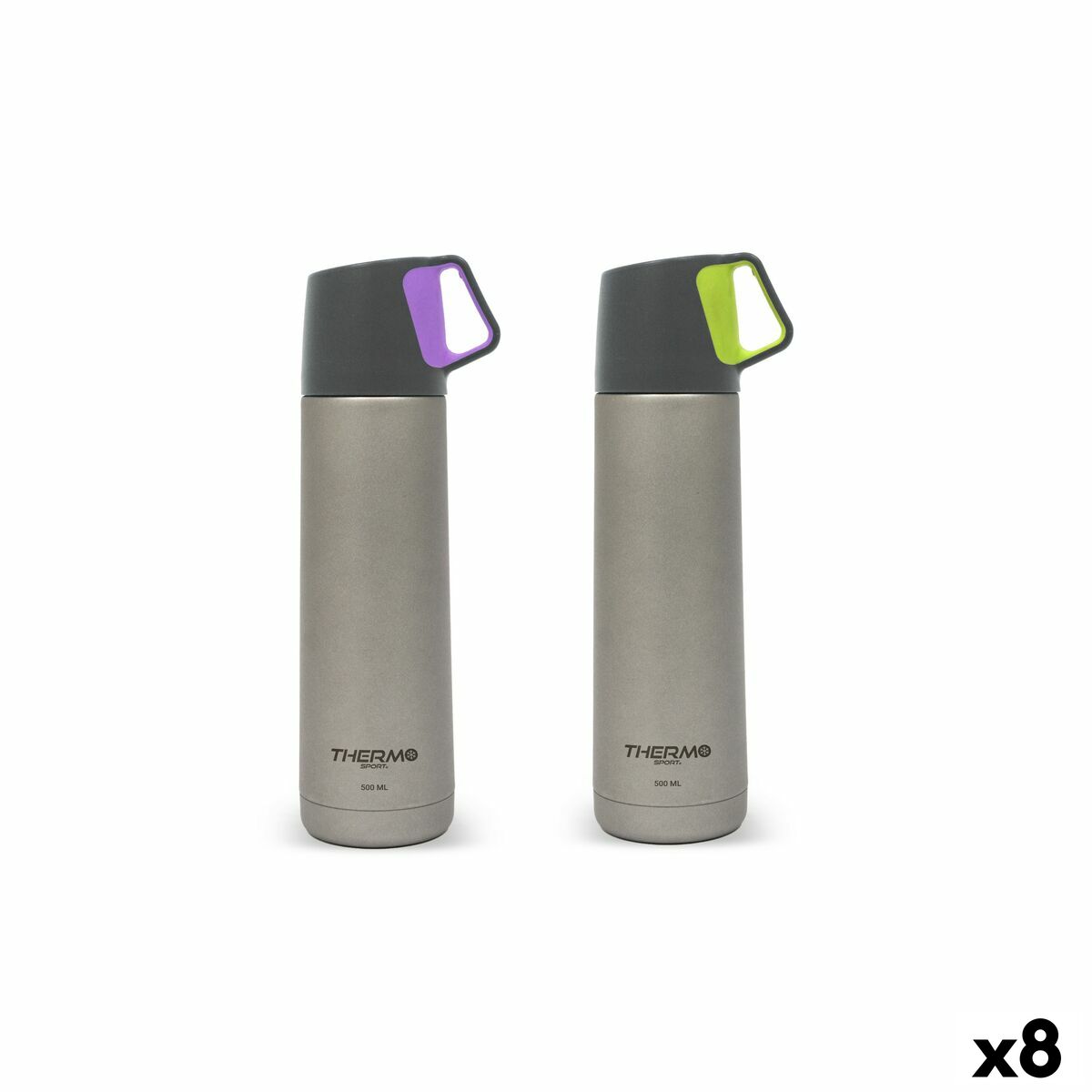 Resetermosflaska ThermoSport Rostfritt stål Koppar 500 ml (8 antal) - 5