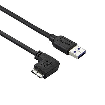 USB-kabel till mikro-USB Startech USB3AU2MLS           Svart