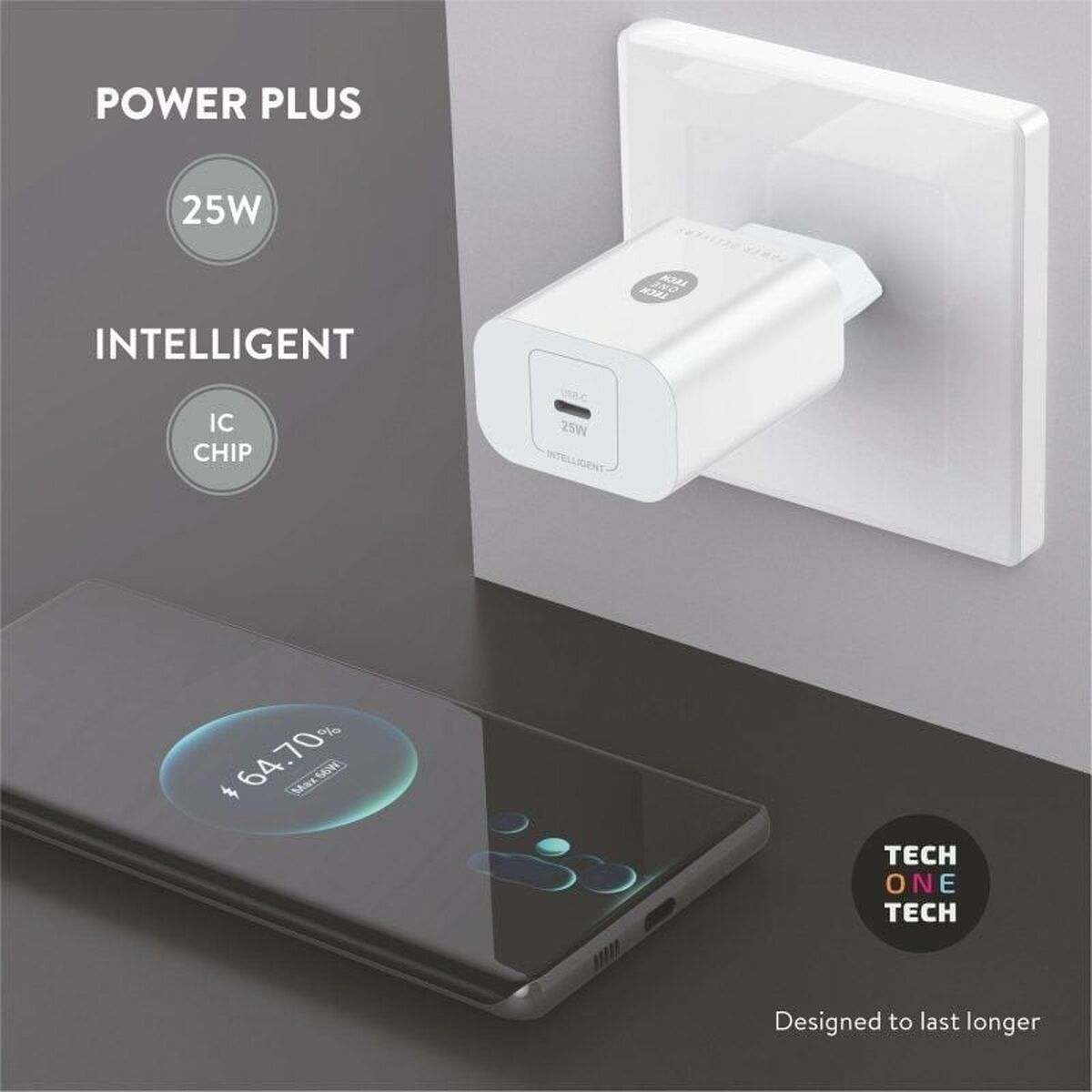 Väggladdare Tech One Tech TEC2264 25 W - 3