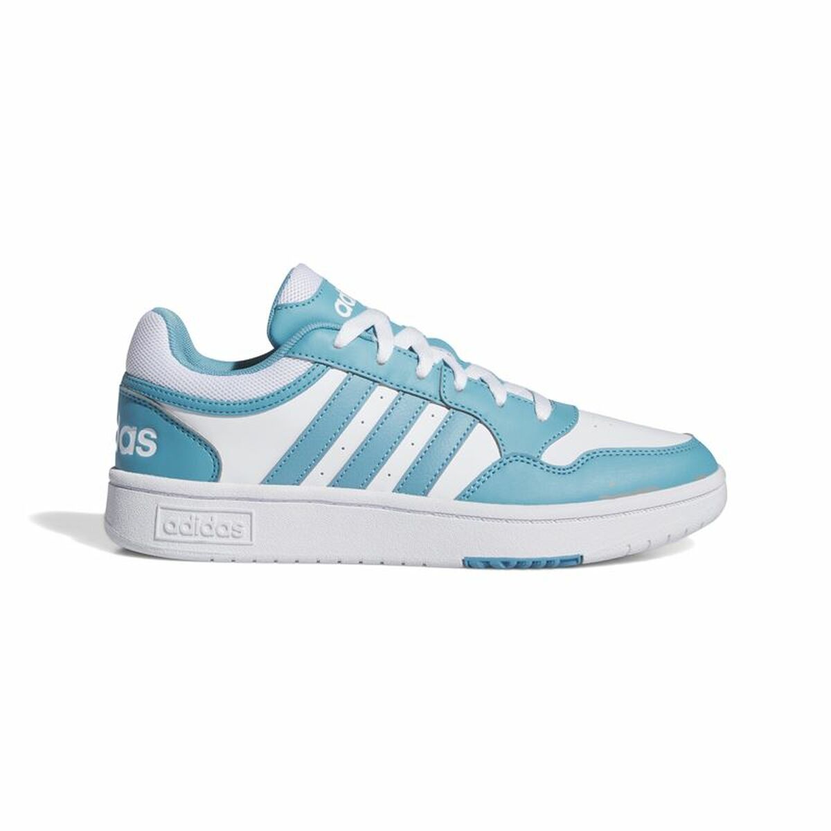 Gymnastiksko, Dam Adidas Hoops 3.0 Blå Vit