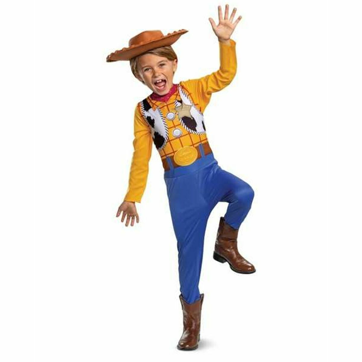 Maskeraddräkt för barn Toy Story Woody Classic 5 Delar - 6