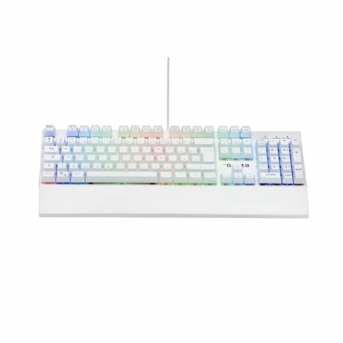 Mekaniskt tangentbord The G-Lab KEYZ RUBIDIUM Vit Azerty Franska - 2