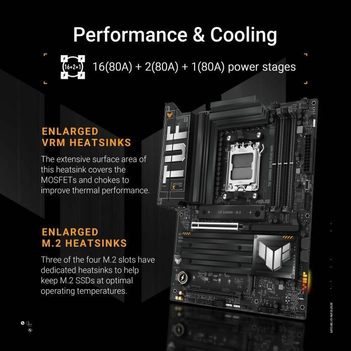 Moderkort Asus TUF GAMING X870-PLUS WIFI AMD AM5 AMD - 3
