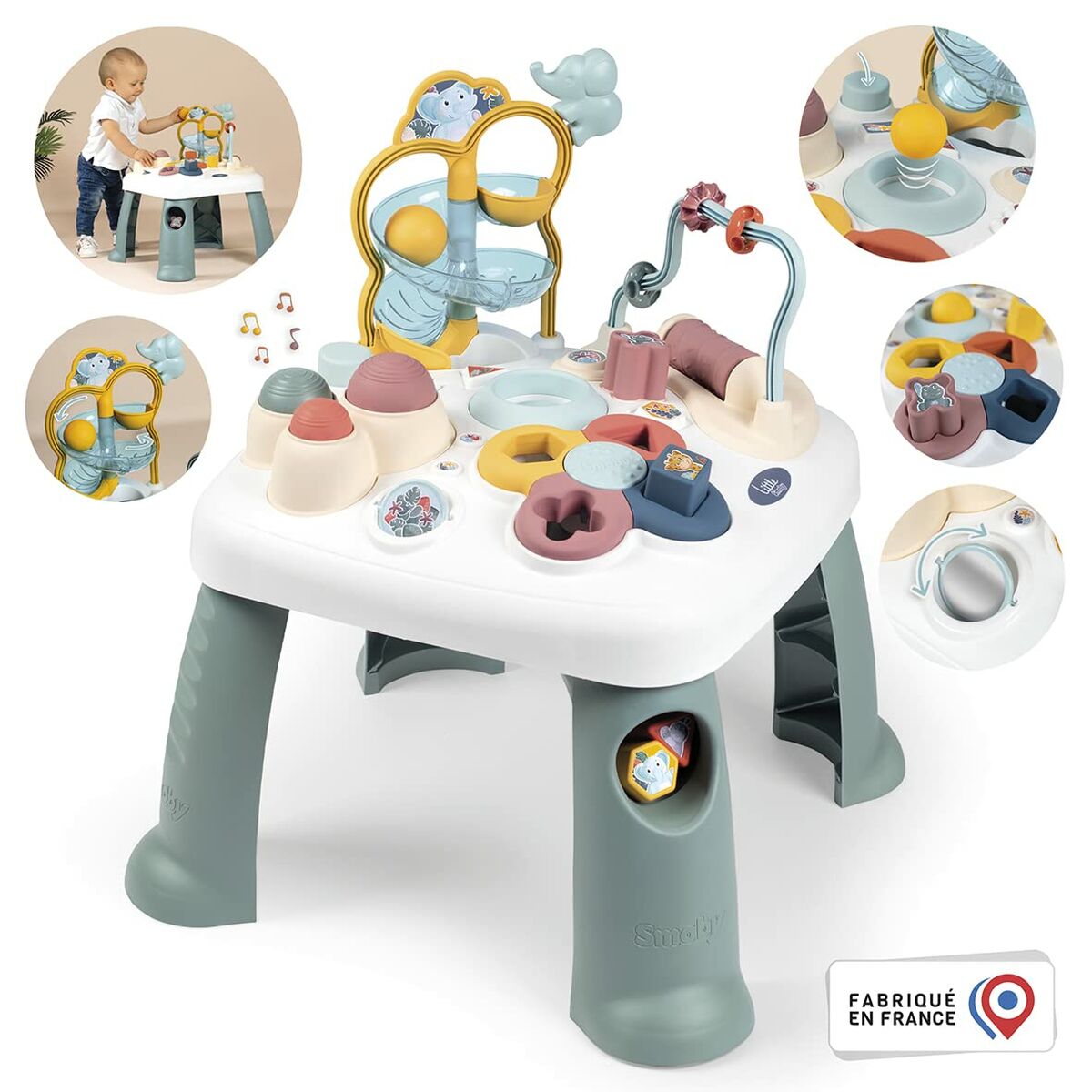 Aktivitetscentrum Smoby Activity Table + 1 år Flerspelsbord - 4