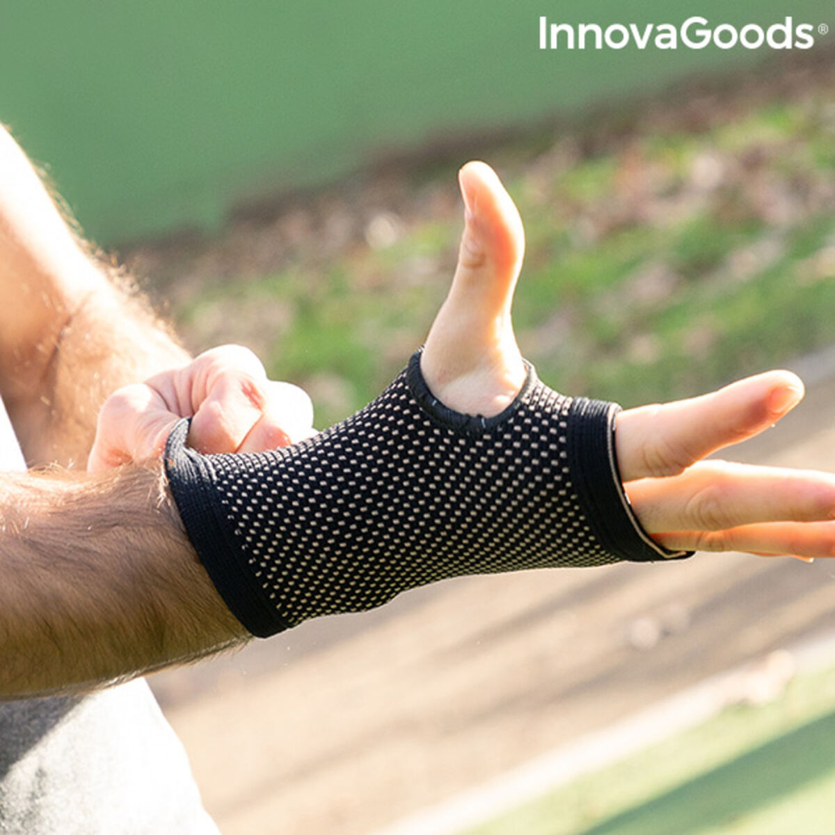 Armband med koppartråd och bambukol Wristcare InnovaGoods - 4