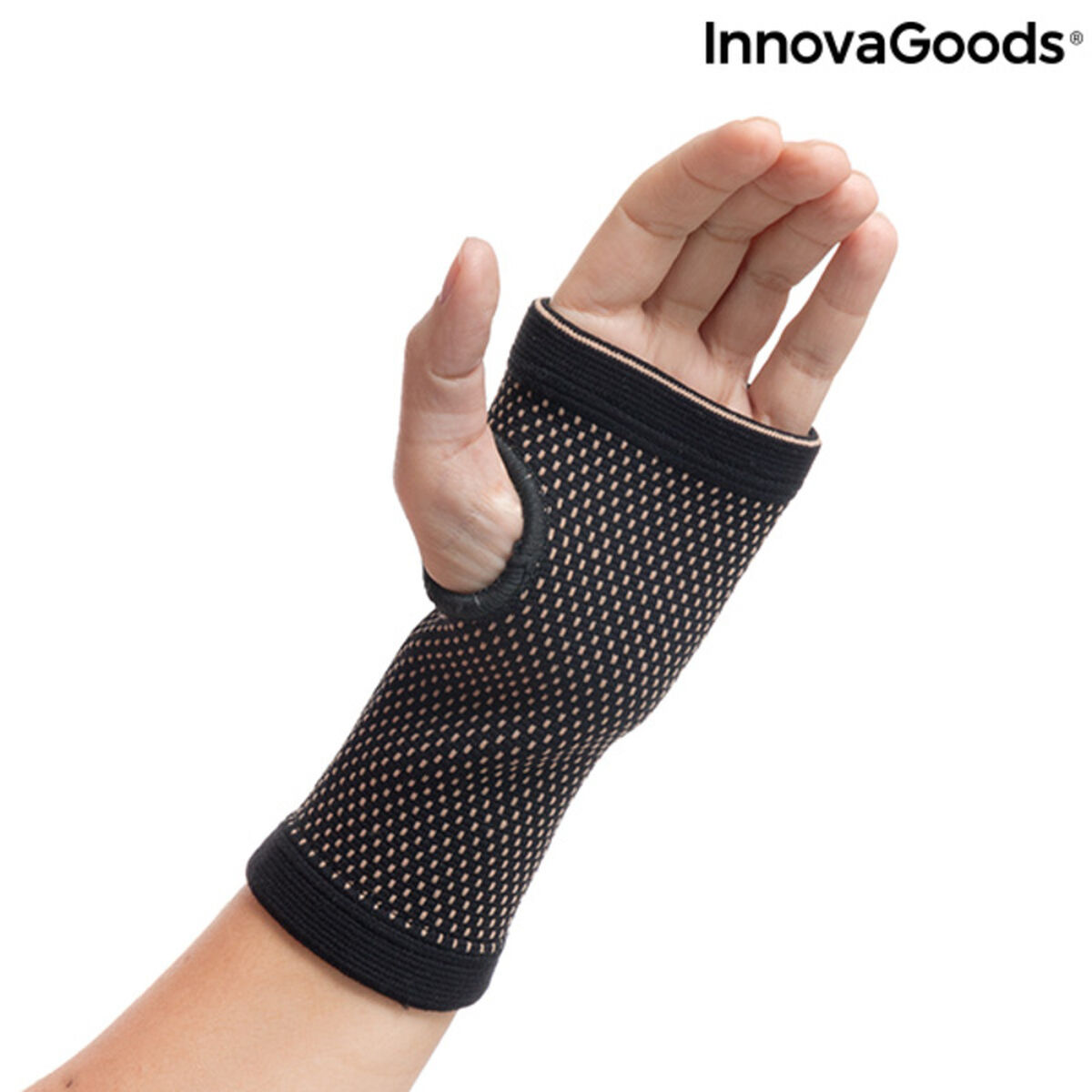 Armband med koppartråd och bambukol Wristcare InnovaGoods - 5