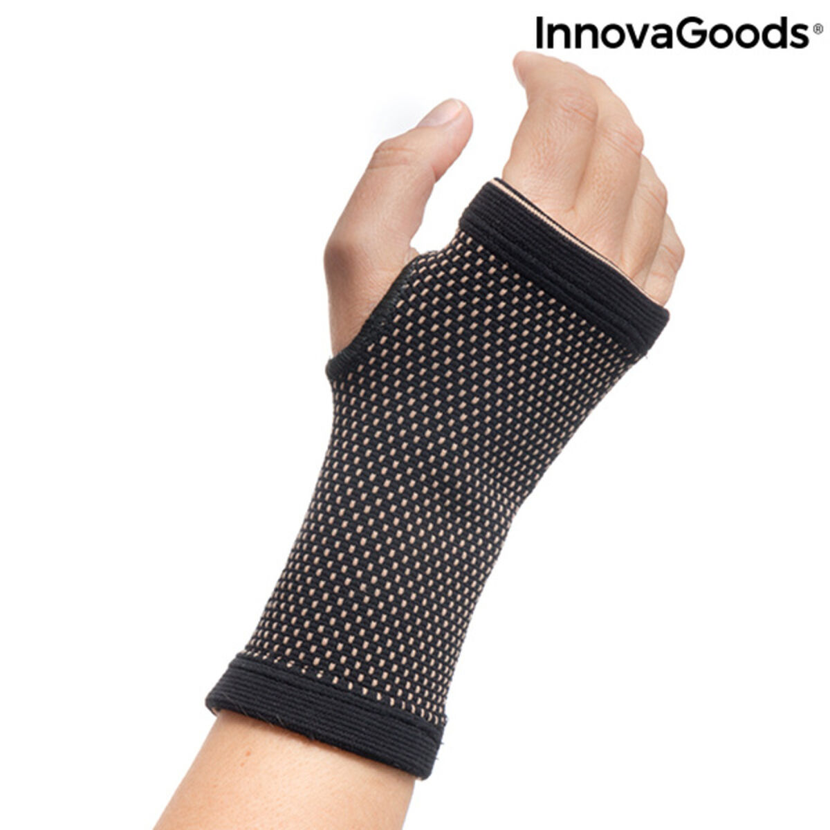 Armband med koppartråd och bambukol Wristcare InnovaGoods - 6