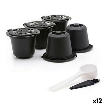 Kaffekapslar Quttin Laddningsbar 5 Delar (12 antal) (7 pcs)