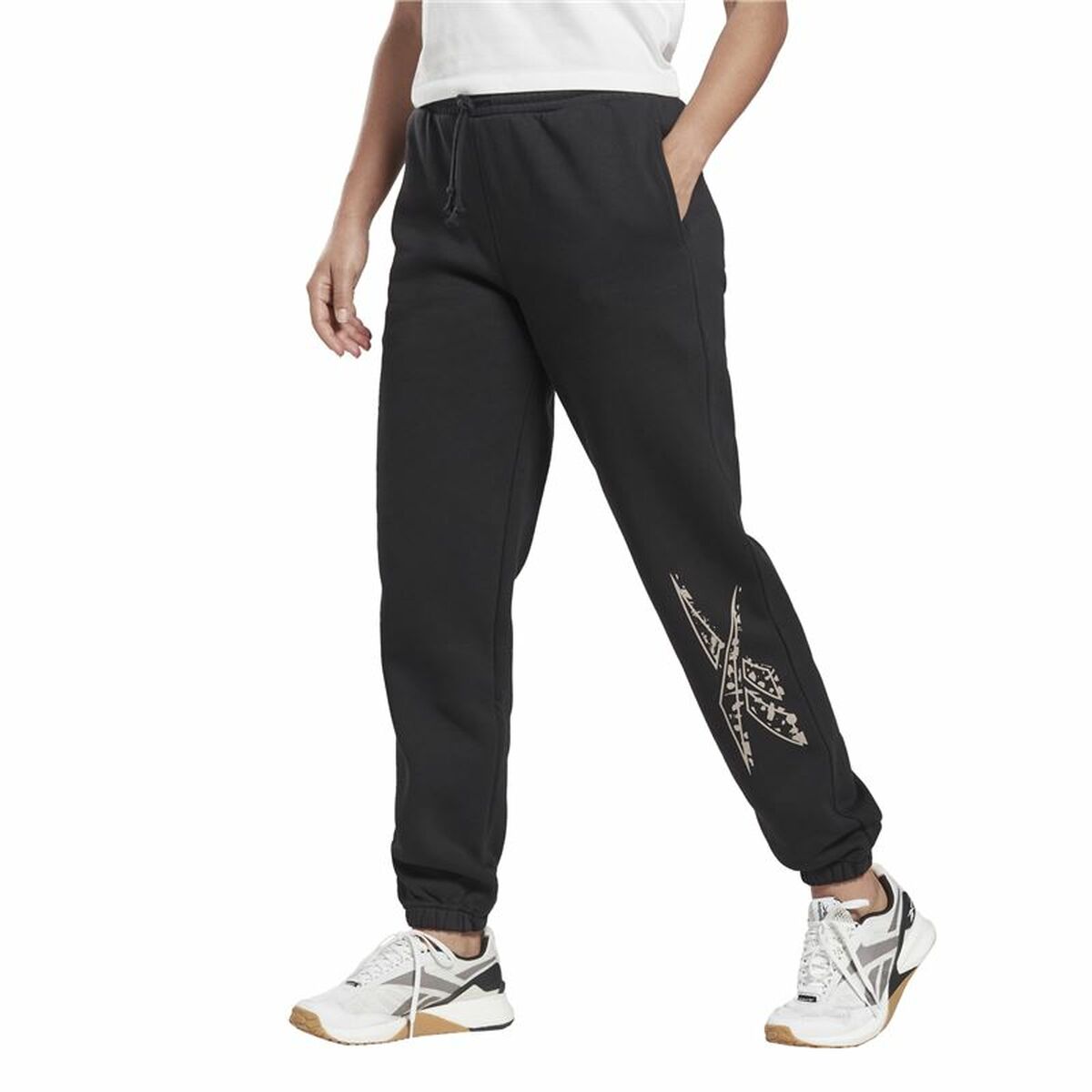 Nederdel träningsoverall för vuxna Reebok Modern Safari Jogger Kvinna Svart - 2