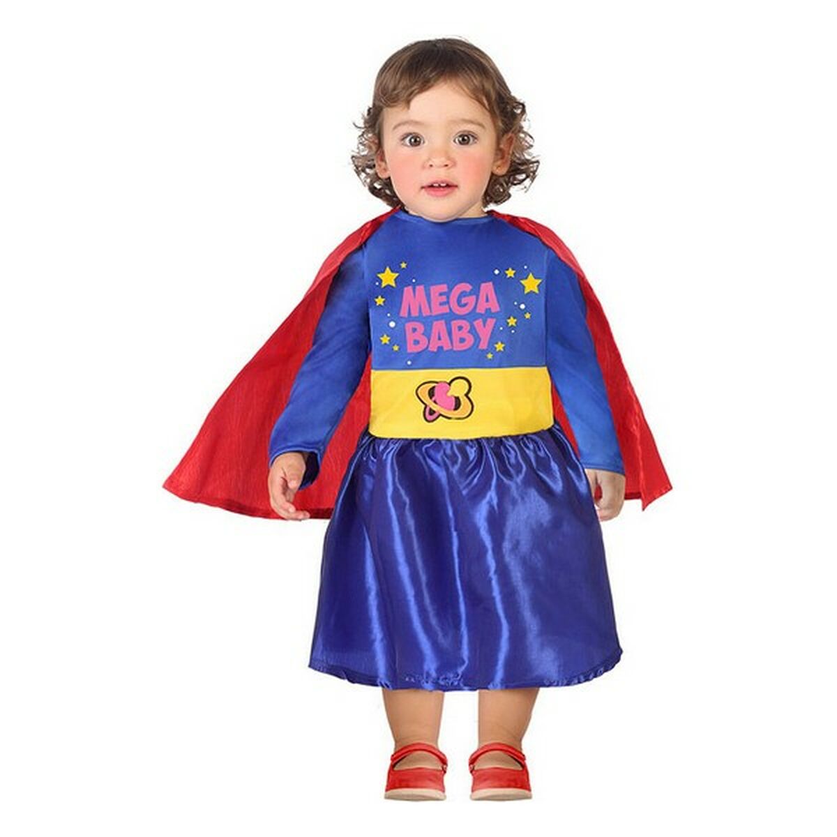 Maskeraddräkt bebis Multicolour Tecknad hjälte Superhjälte (2 Delar) (2 pcs)