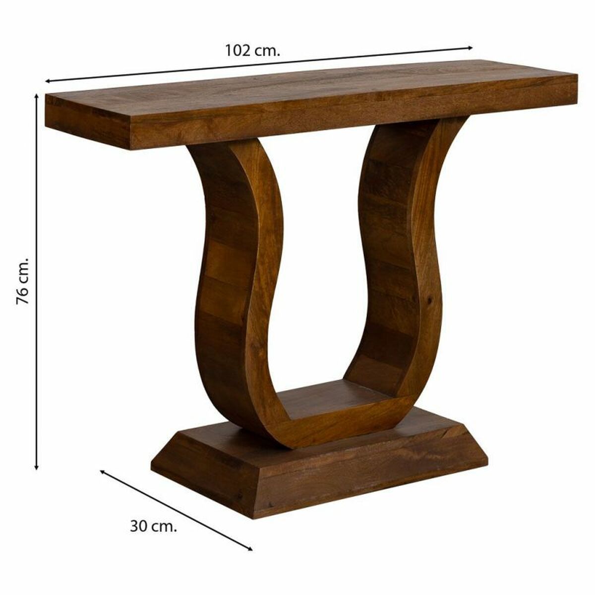 Mottagare Alexandra House Living Brun 102 x 76 x 30 cm - 4