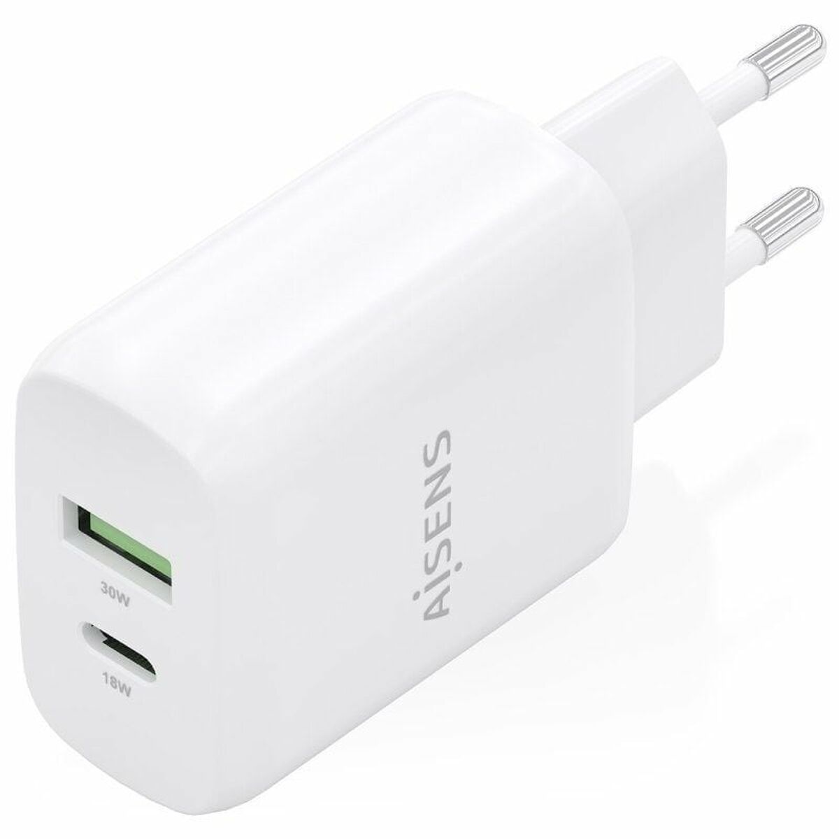 Väggladdare Aisens A110-0923 Vit 30 W - 2