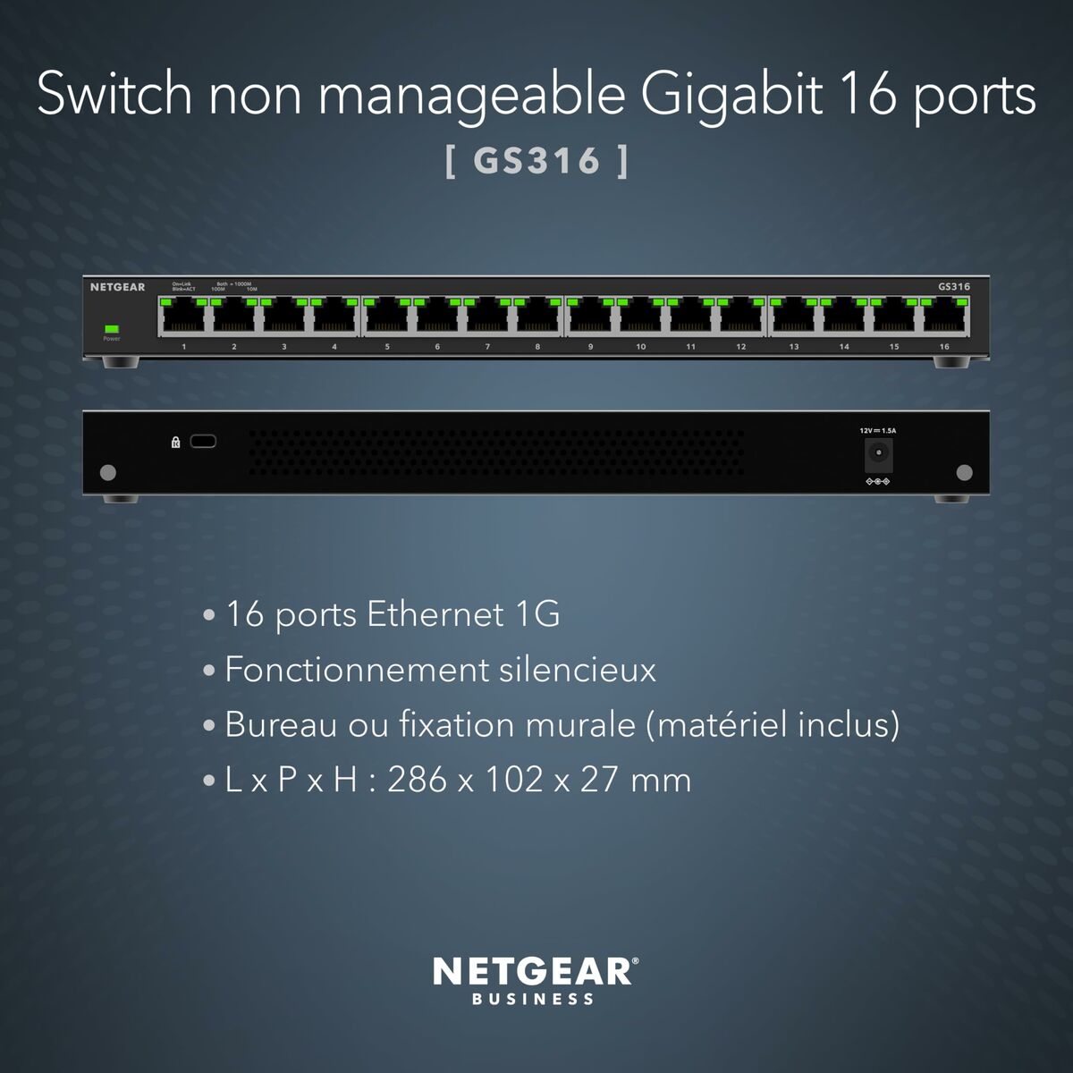 USB-kabel Netgear GS316-300EUS - 2