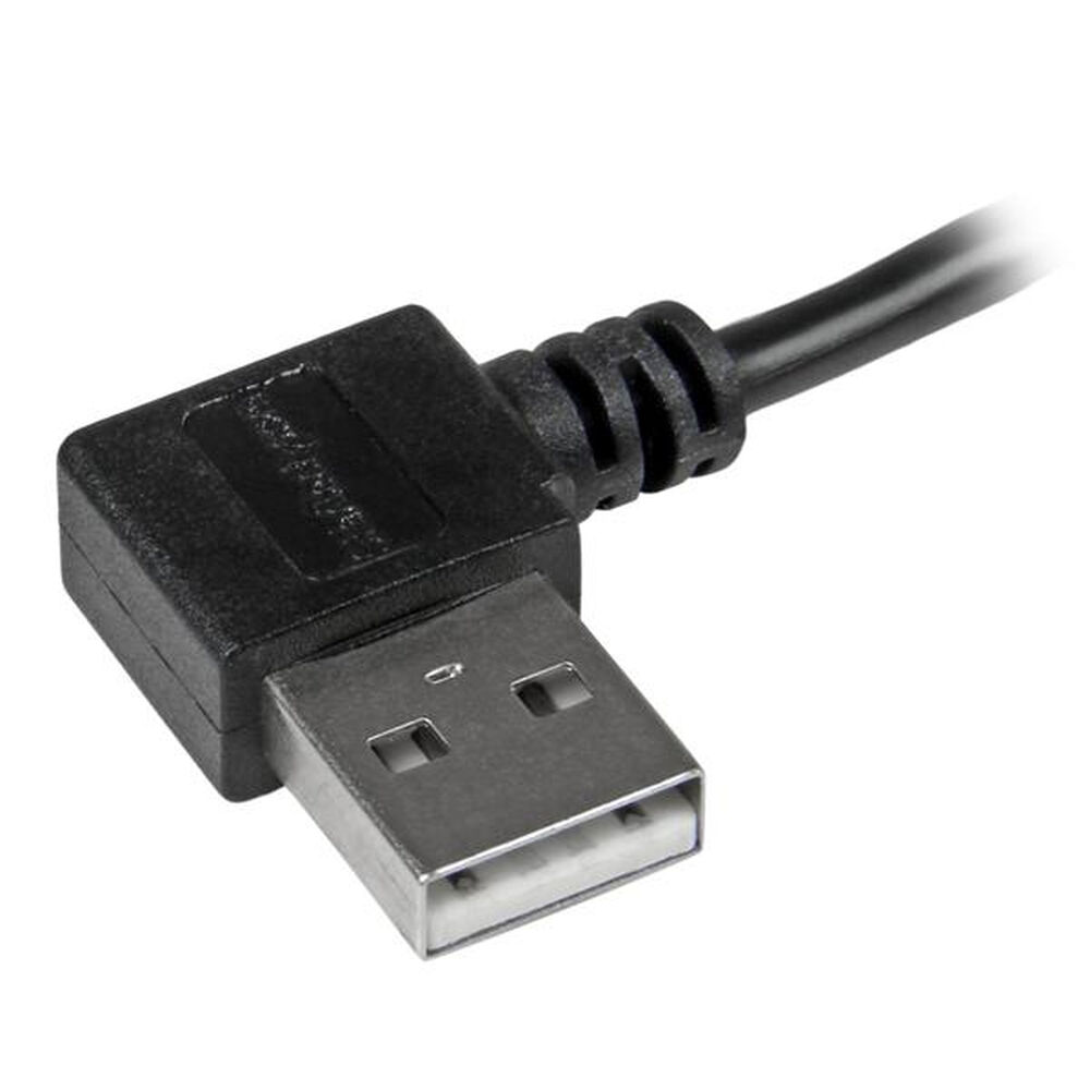 USB-kabel till mikro-USB Startech USB2AUB2RA2M         Svart - 3