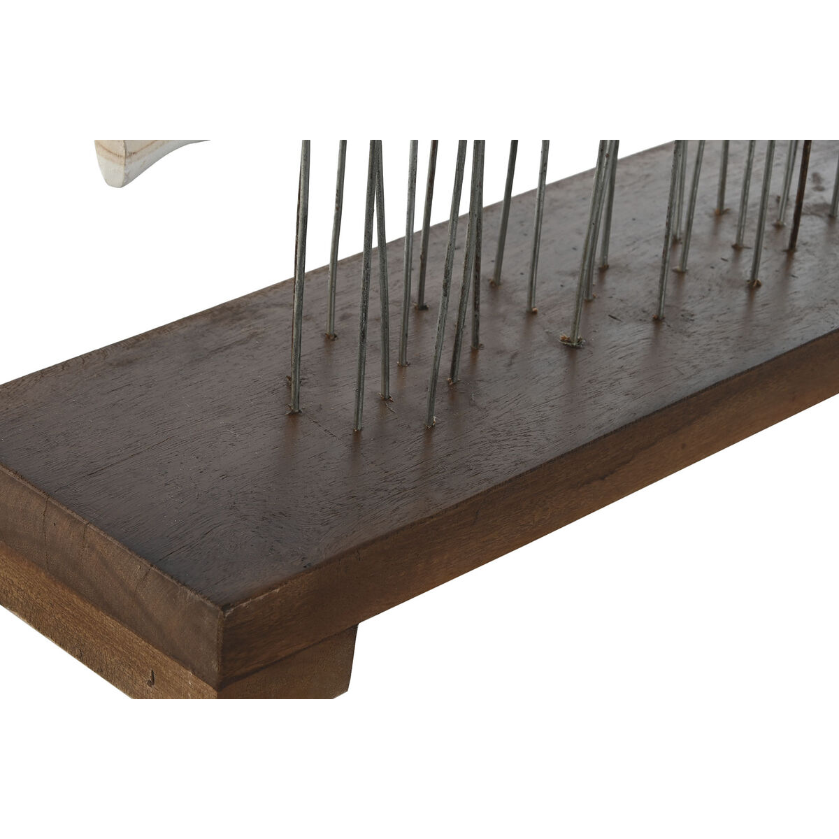 Prydnadsfigur Home ESPRIT Vit Brun Spiraler 45 x 15 x 100 cm - 3