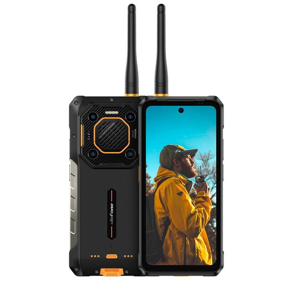 Smartphone Ulefone UF-A26UWT/BK 6,78" Mediatek Dimensity 8020 12 GB RAM 512 GB Svart Orange - 7